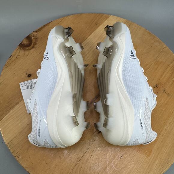 Adidas Adizero Electric TPU Men's Size 10.5 White Black Baseball Cleats IF8491 - Picture 6 of 8